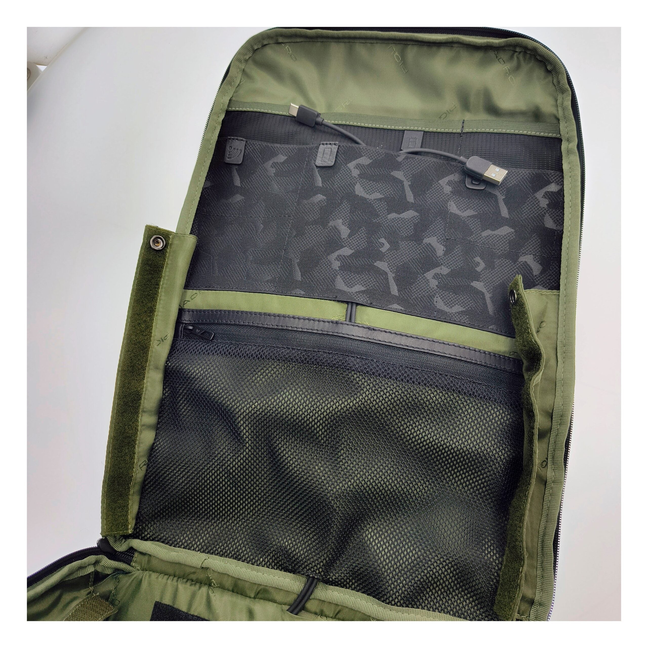 Piquadro Gray Fabric Backpack