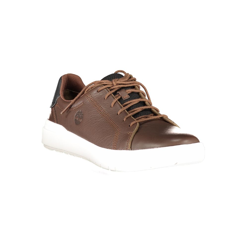 Timberland Brown Leather Men Sneaker