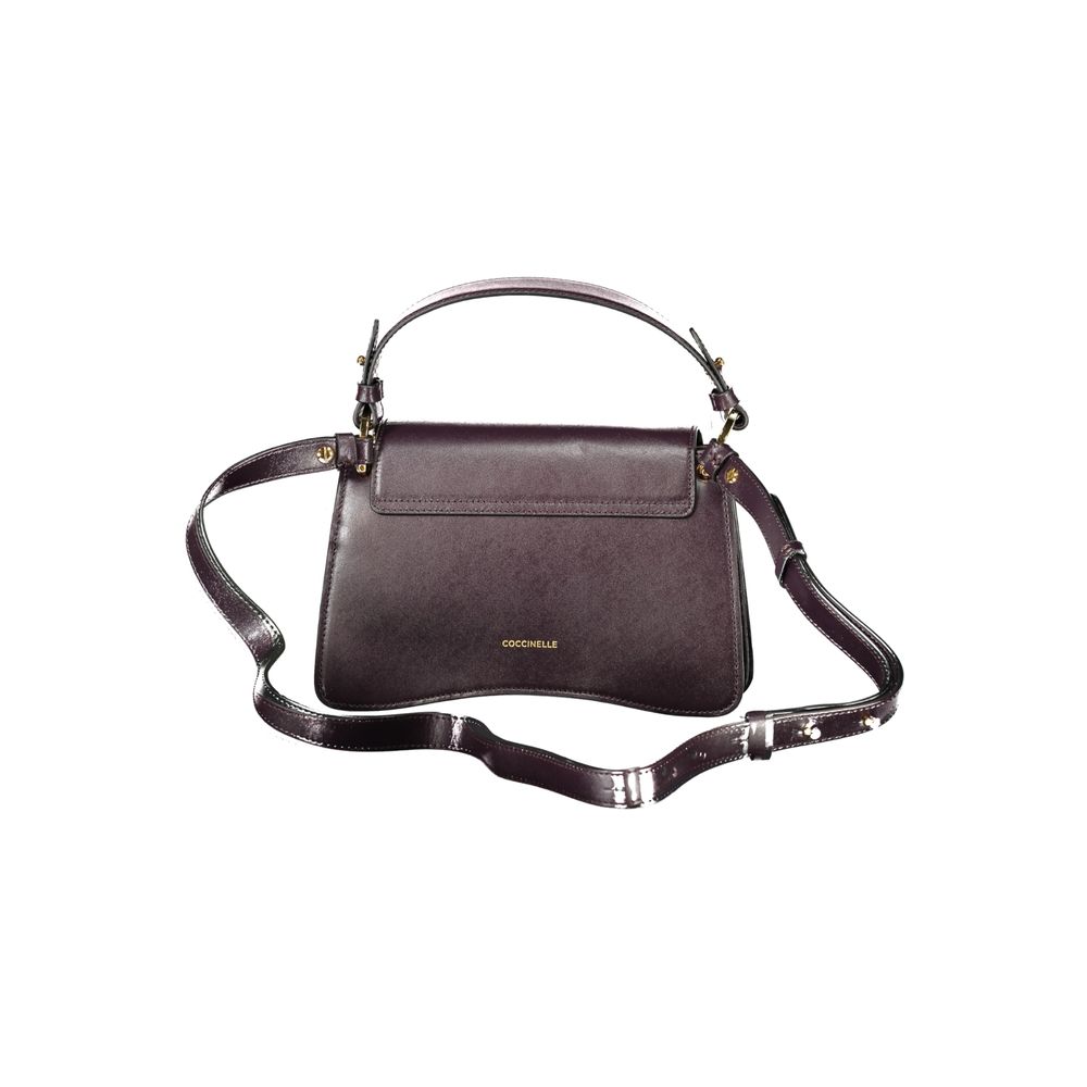 Coccinelle Purple Leather Handbag
