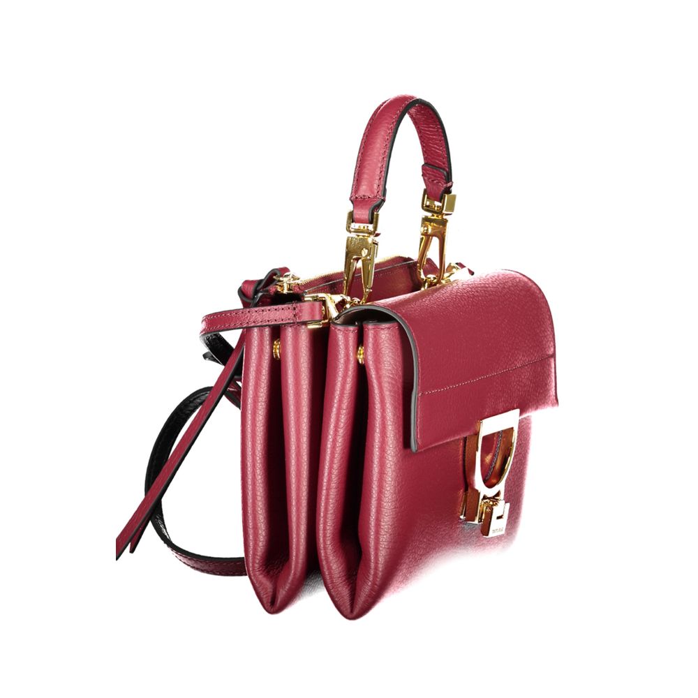 Coccinelle Purple Leather Handbag