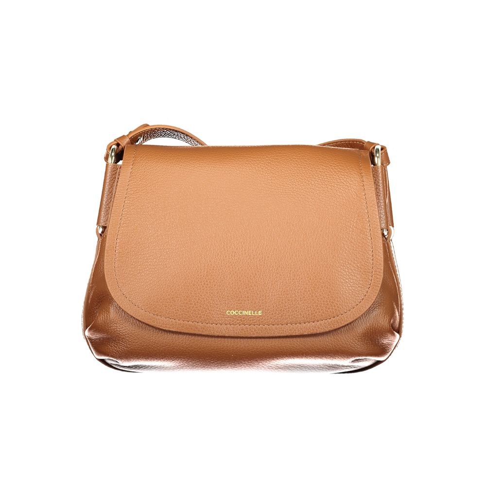 Sac à main en cuir marron Coccinelle pour femme
