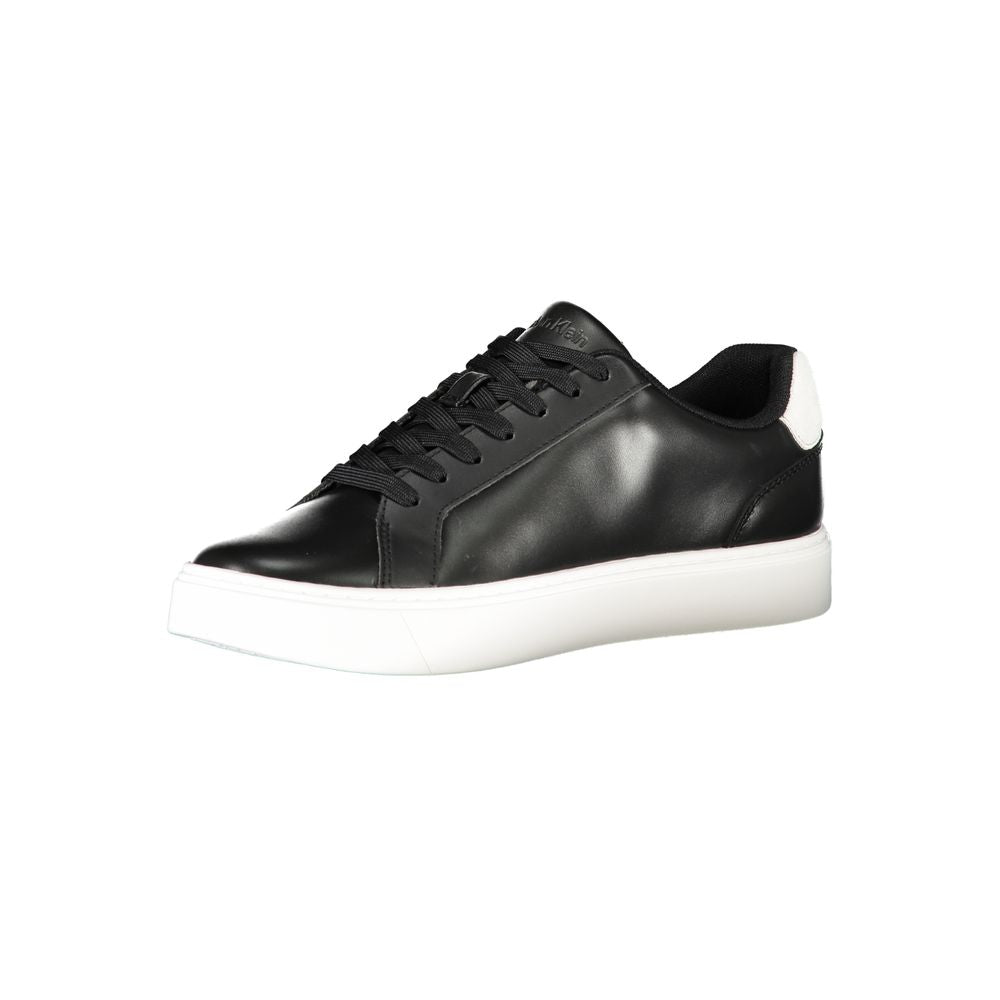 Calvin Klein Black Leather Men Sneaker