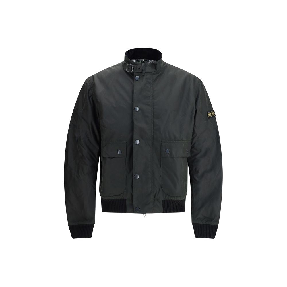 Barbour International Black Cotton Shell Jacket