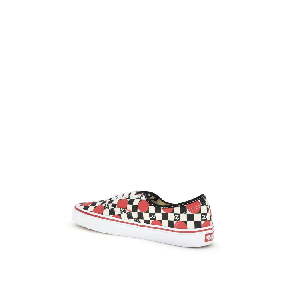 Valentino Garavani Multicolor Canvas Low Top Sneakers