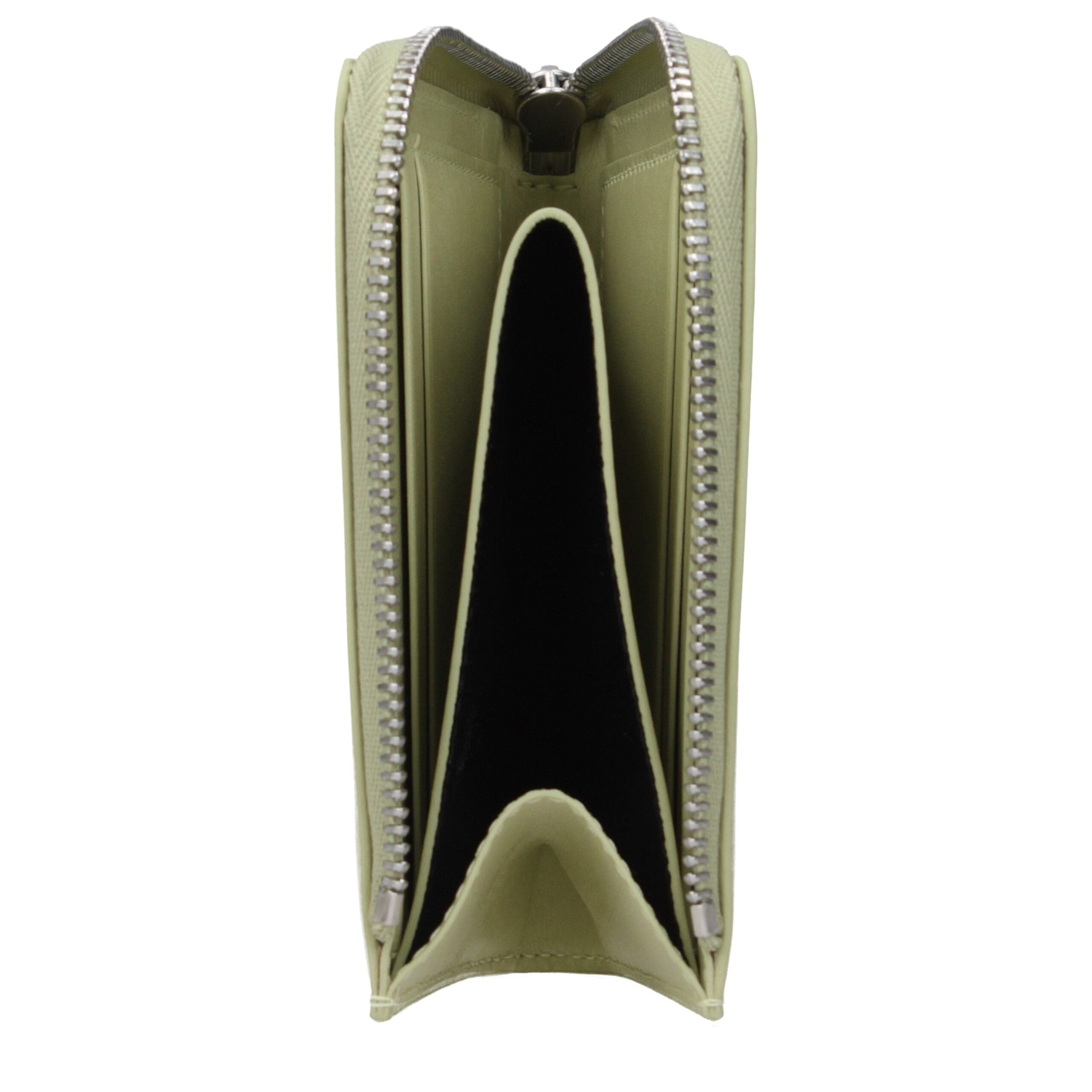 Jil Sander Green Leather Wallet