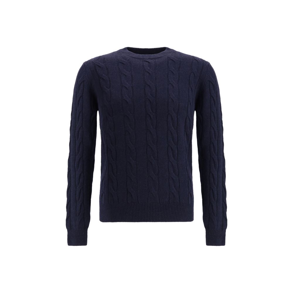 Aragona Cashmere Blue Cashmere Sweater