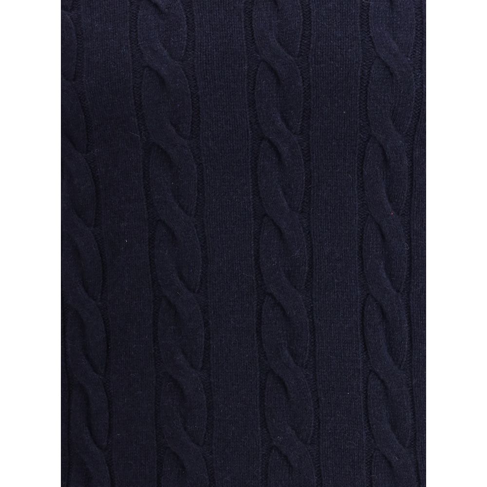 Aragona Cashmere Blue Cashmere Sweater