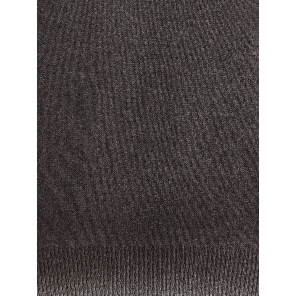 Aragona Cashmere Gray Cashmere Turtleneck