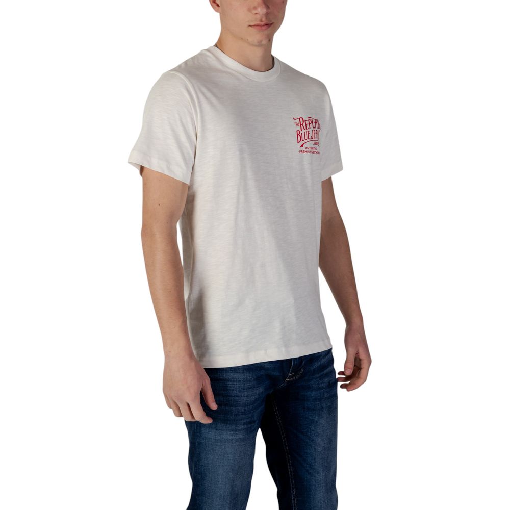 Replay Creme Sportkleidung aus Baumwolle