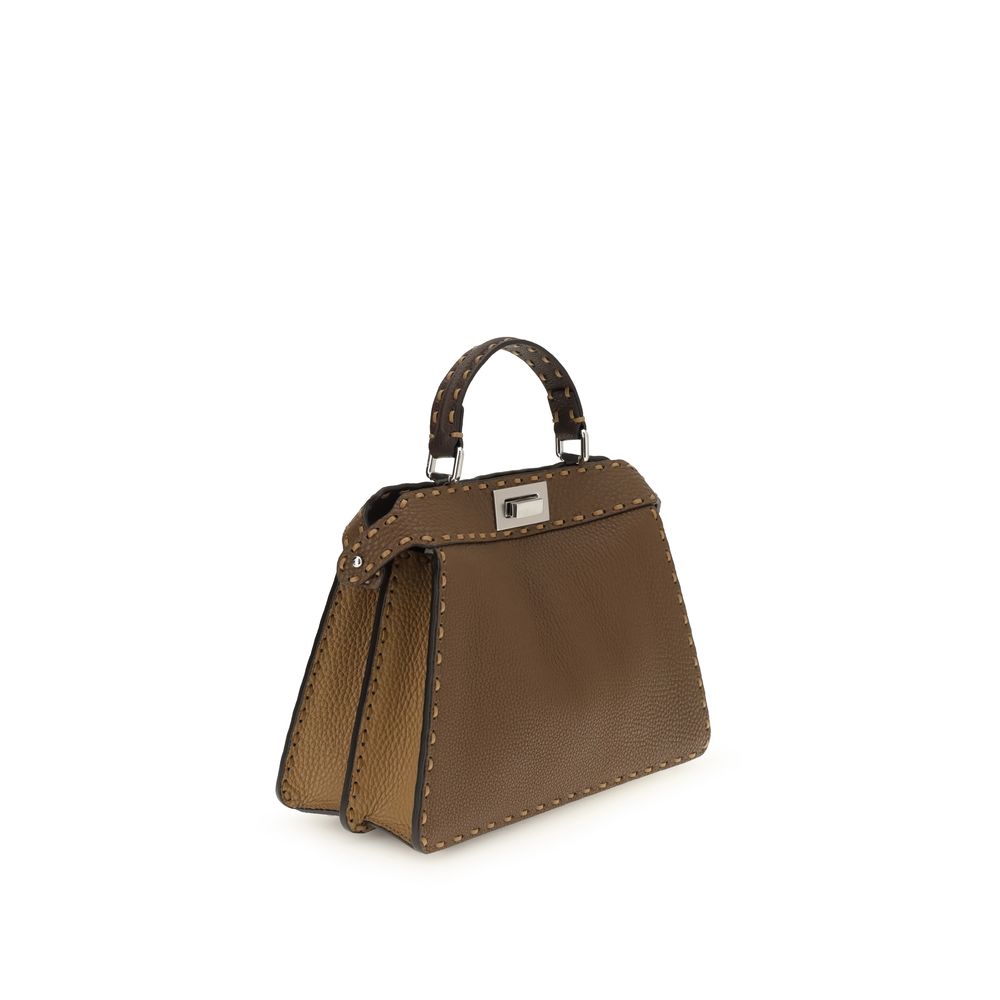 Fendi Brown Leather Shoulder Bag