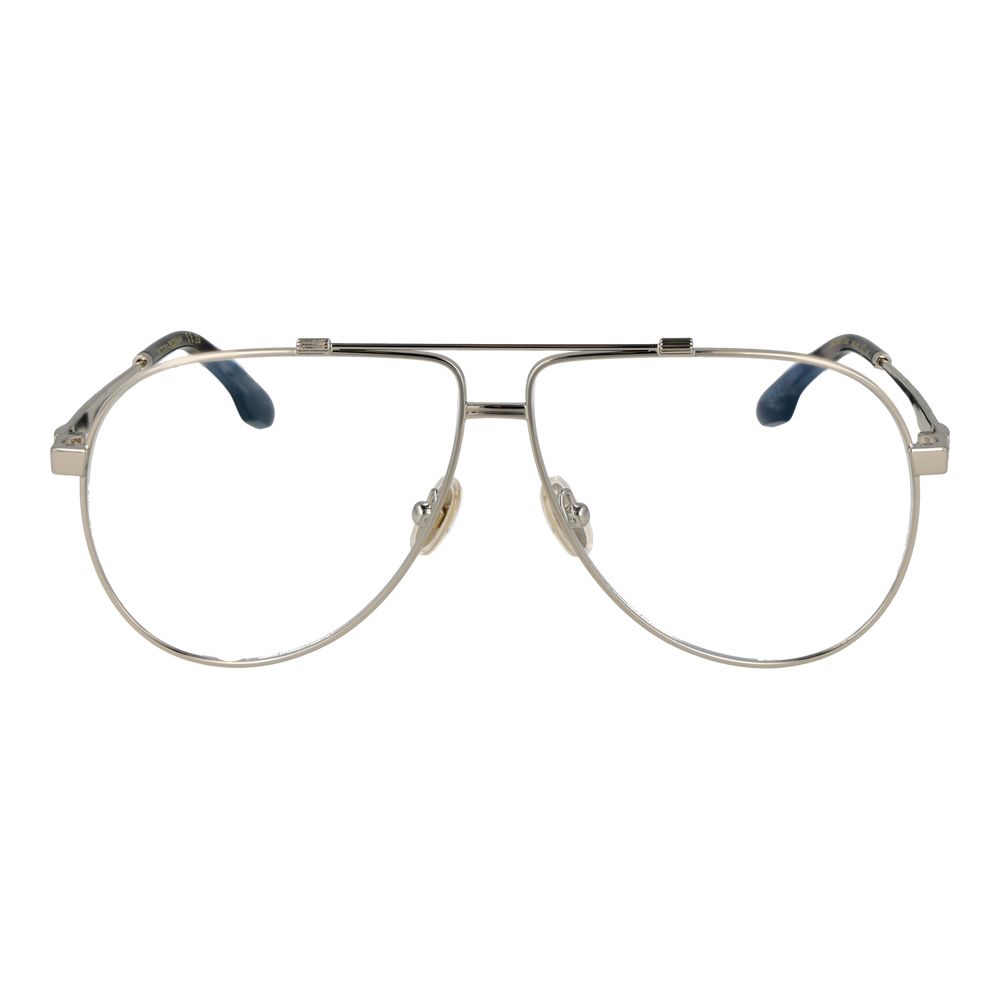Victoria Beckham Gray Metal Glasses (Frames)