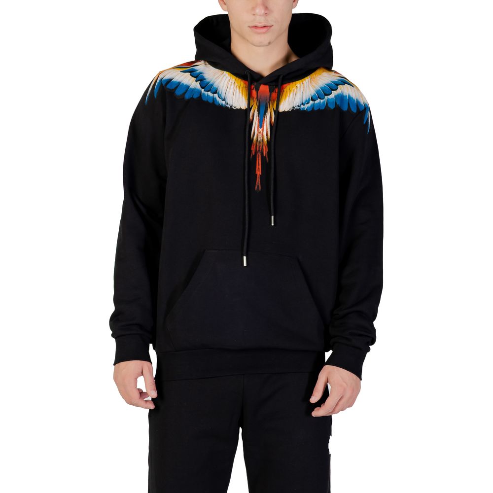 County of Milan Black Cotton Hoody