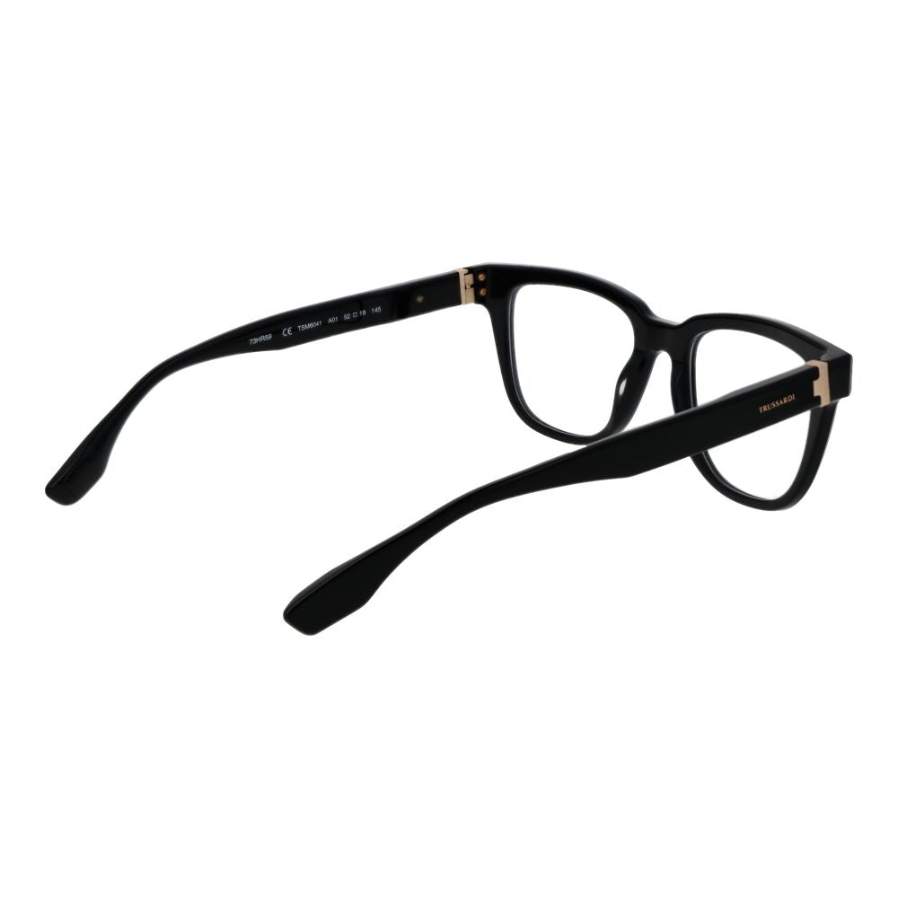 Trussardi Brille aus schwarzem Acetat