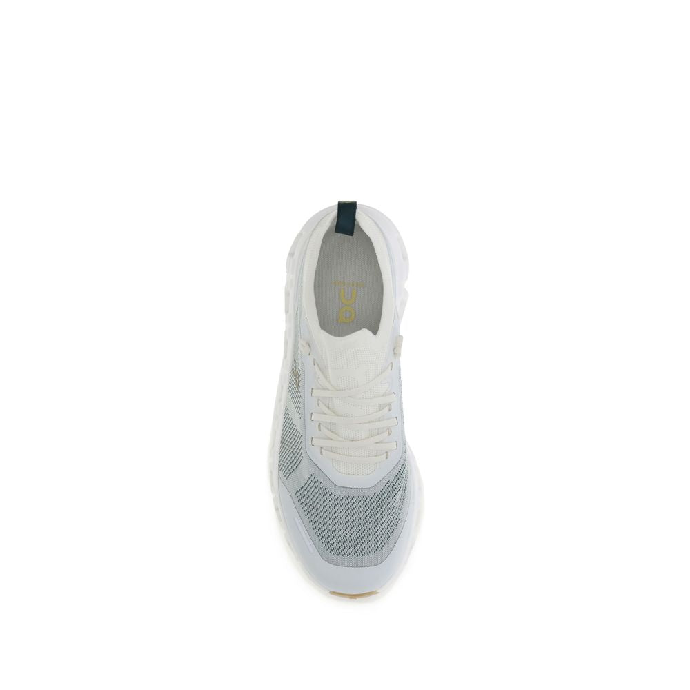 ON White Polyester Athletic Sneakers