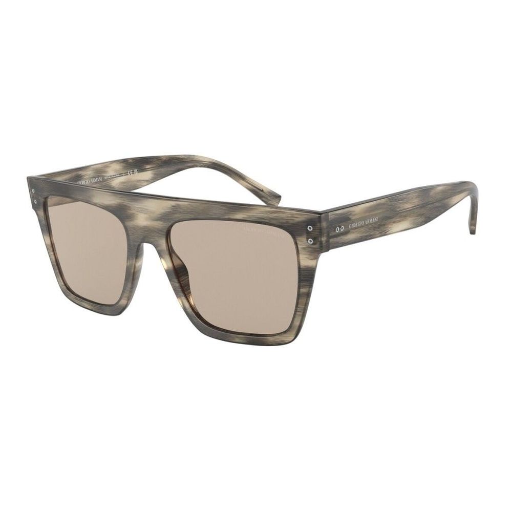 Giorgio Armani Brown Acetate Sunglasses
