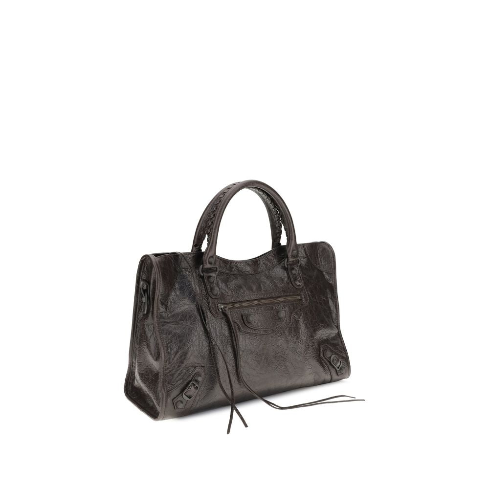 Balenciaga Brown Calf Leather Bos Taurus Shoulder Bag