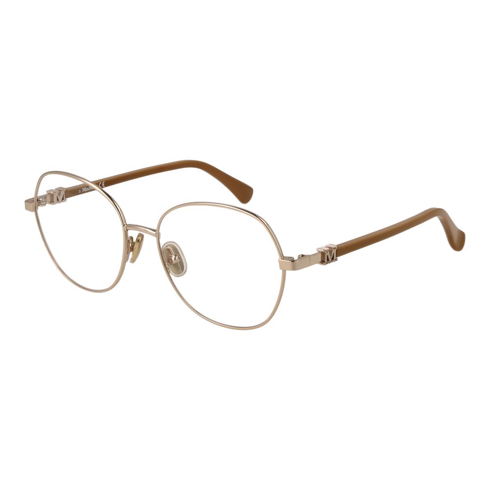 Lunettes (montures) Max Mara en métal doré