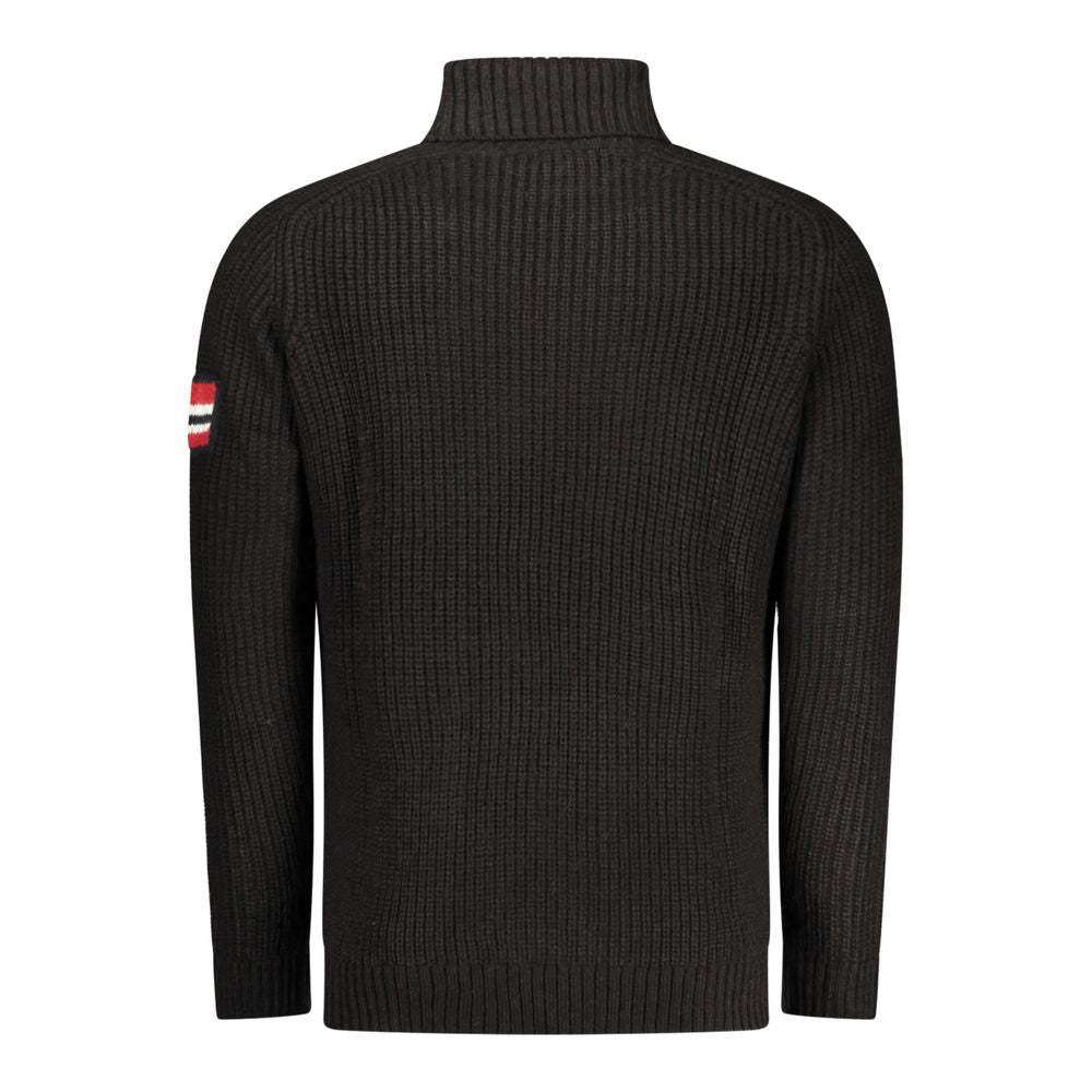 Norway 1963 Black Wool Sweater