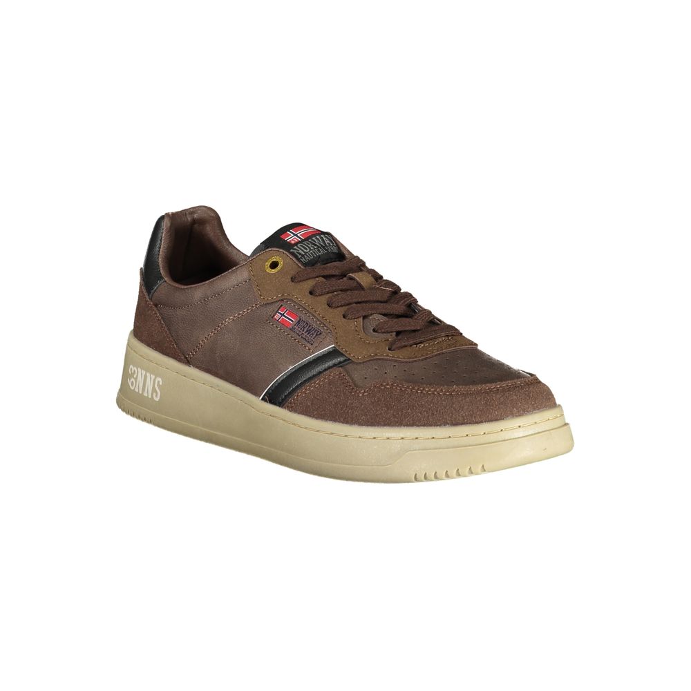 Norway 1963 Marrone Poliuretano Herren-Sneaker
