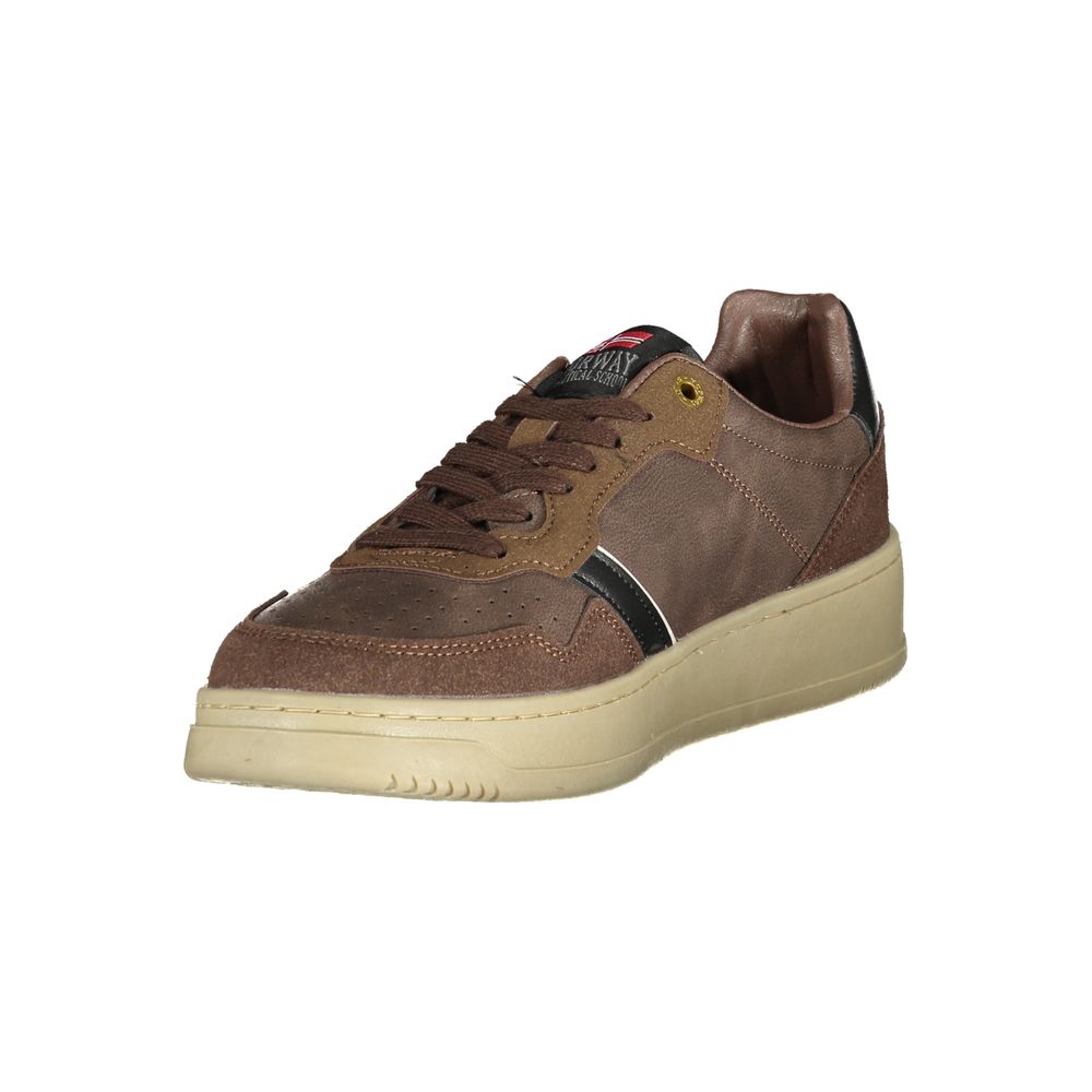 Norway 1963 Marrone Poliuretano Herren-Sneaker