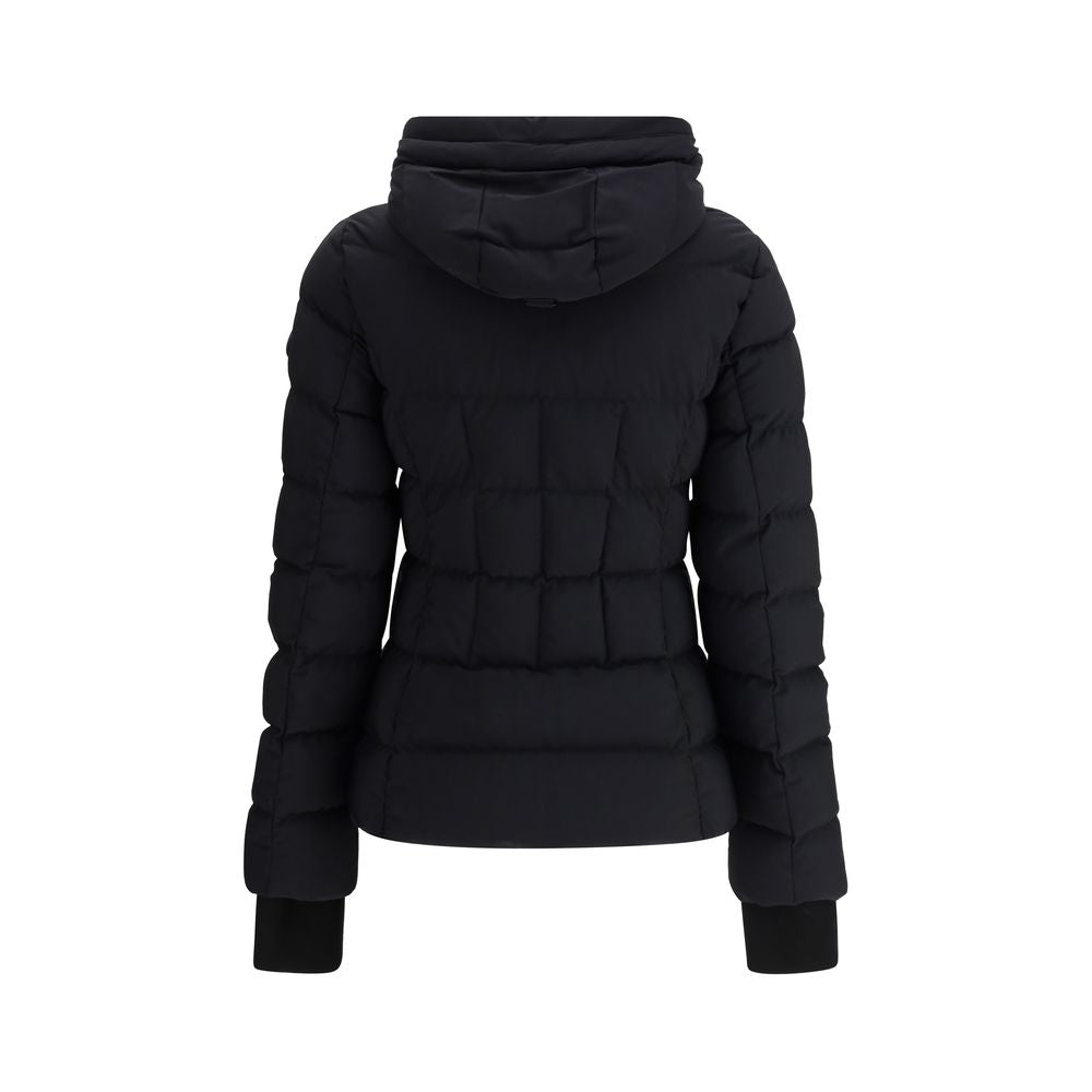 Moose Knuckles Black Nylon Coat