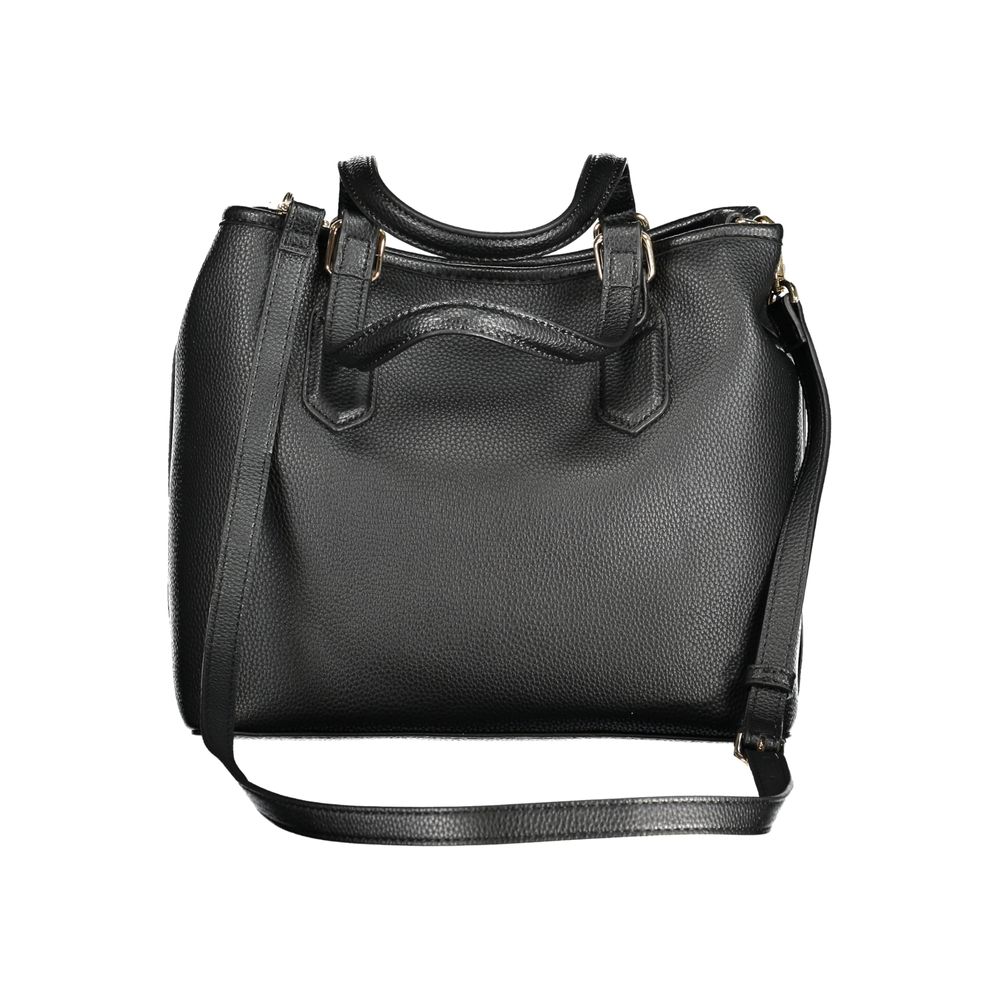 Mario Valentino Nero Polyurethan Damen Handtasche