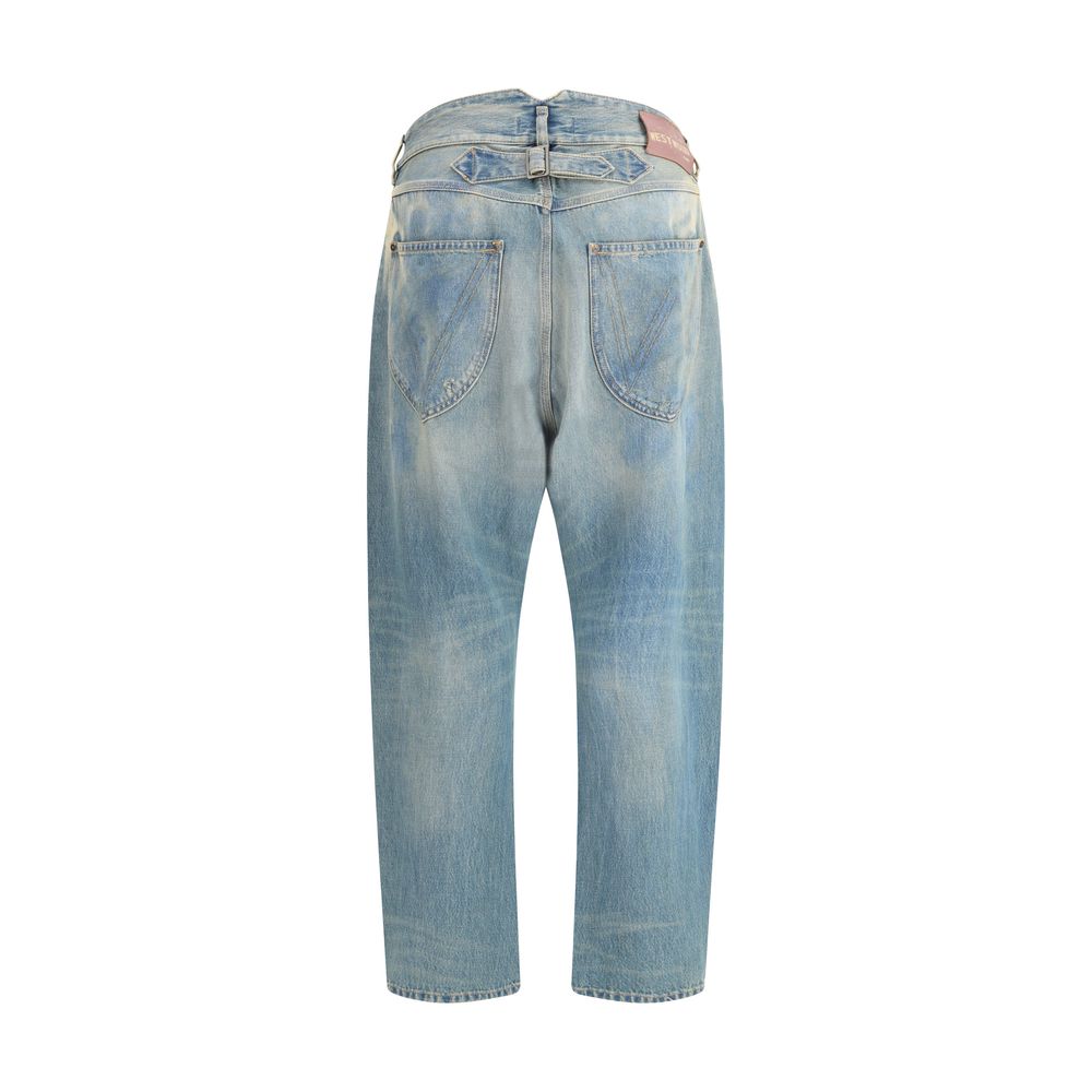 Vivienne Westwood Light Blue Cotton Relaxed Fit Jeans