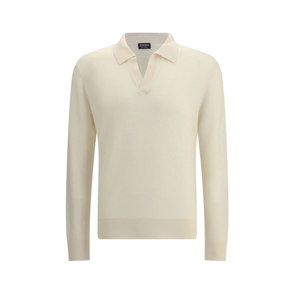 ZEGNA White Cashmere Shirt