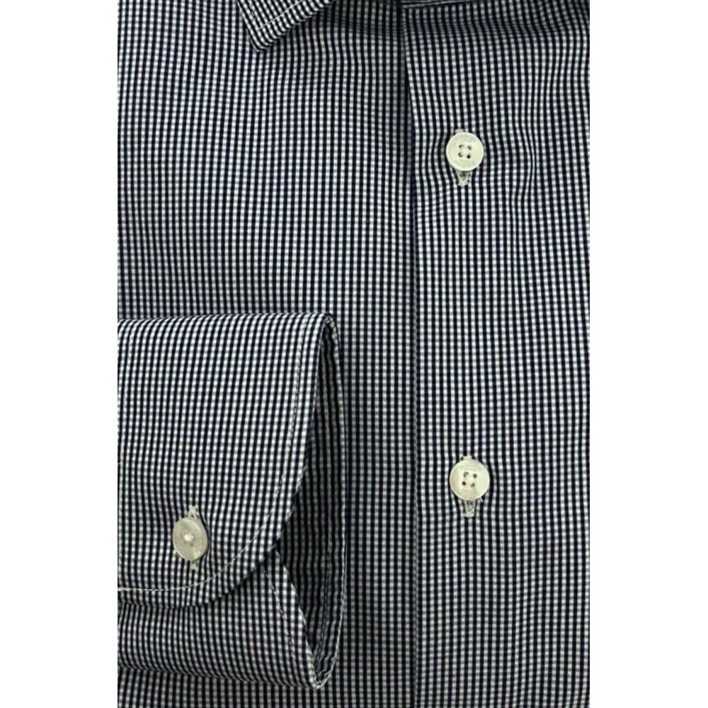 Baldinini Trend Blue Cotton Shirt