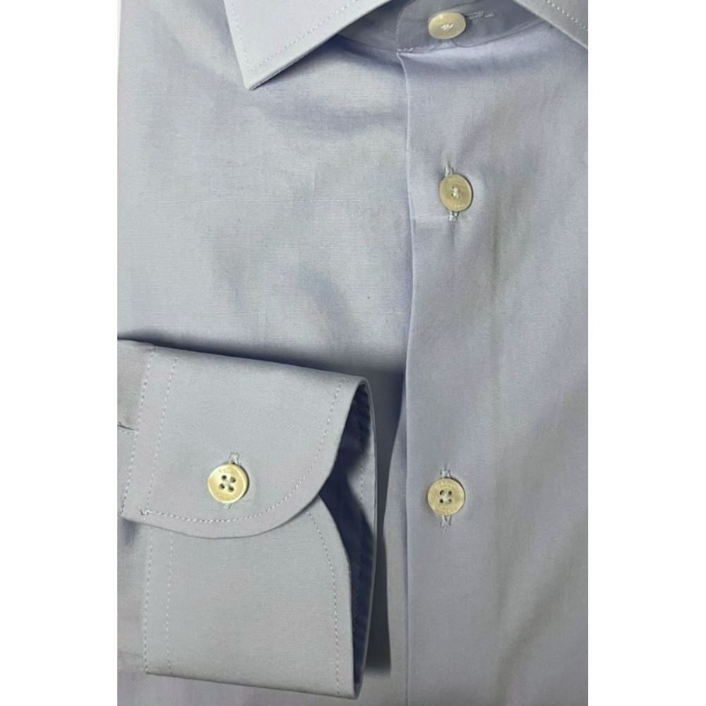 Baldinini Trend Light Blue Cotton Shirt