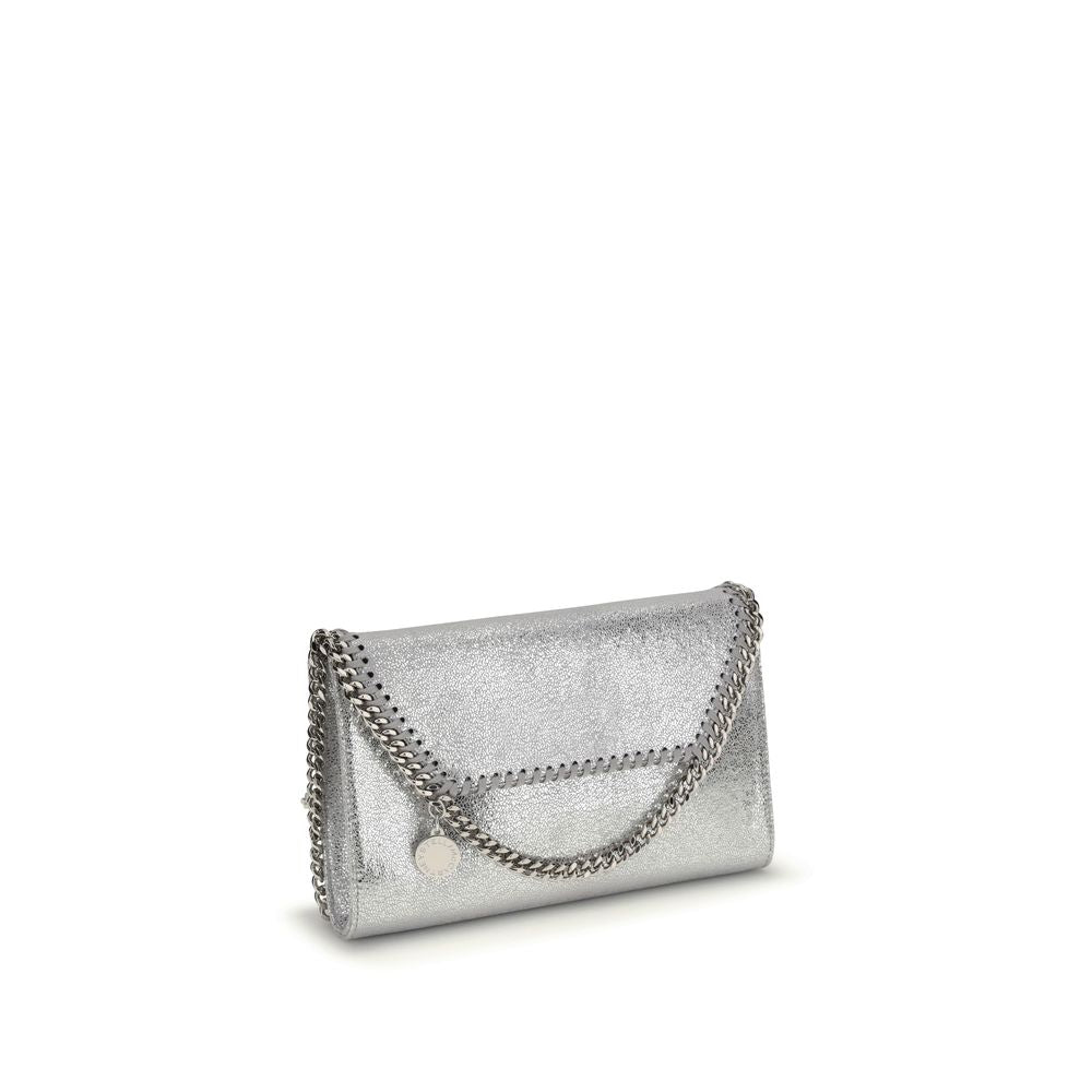 Stella McCartney Silver Polyester Shoulder Bag