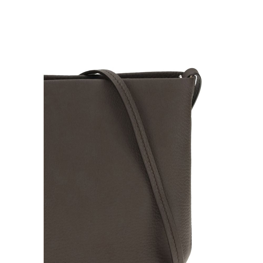 The Row Brown Calf Leather Bos Taurus Shoulder Bag