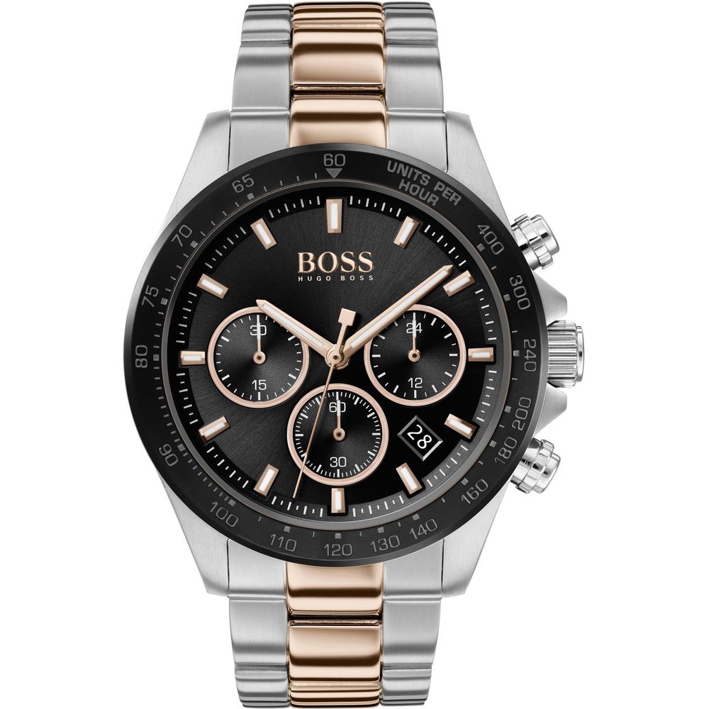 Hugo Boss Gray Stainless Steel Dress Watch