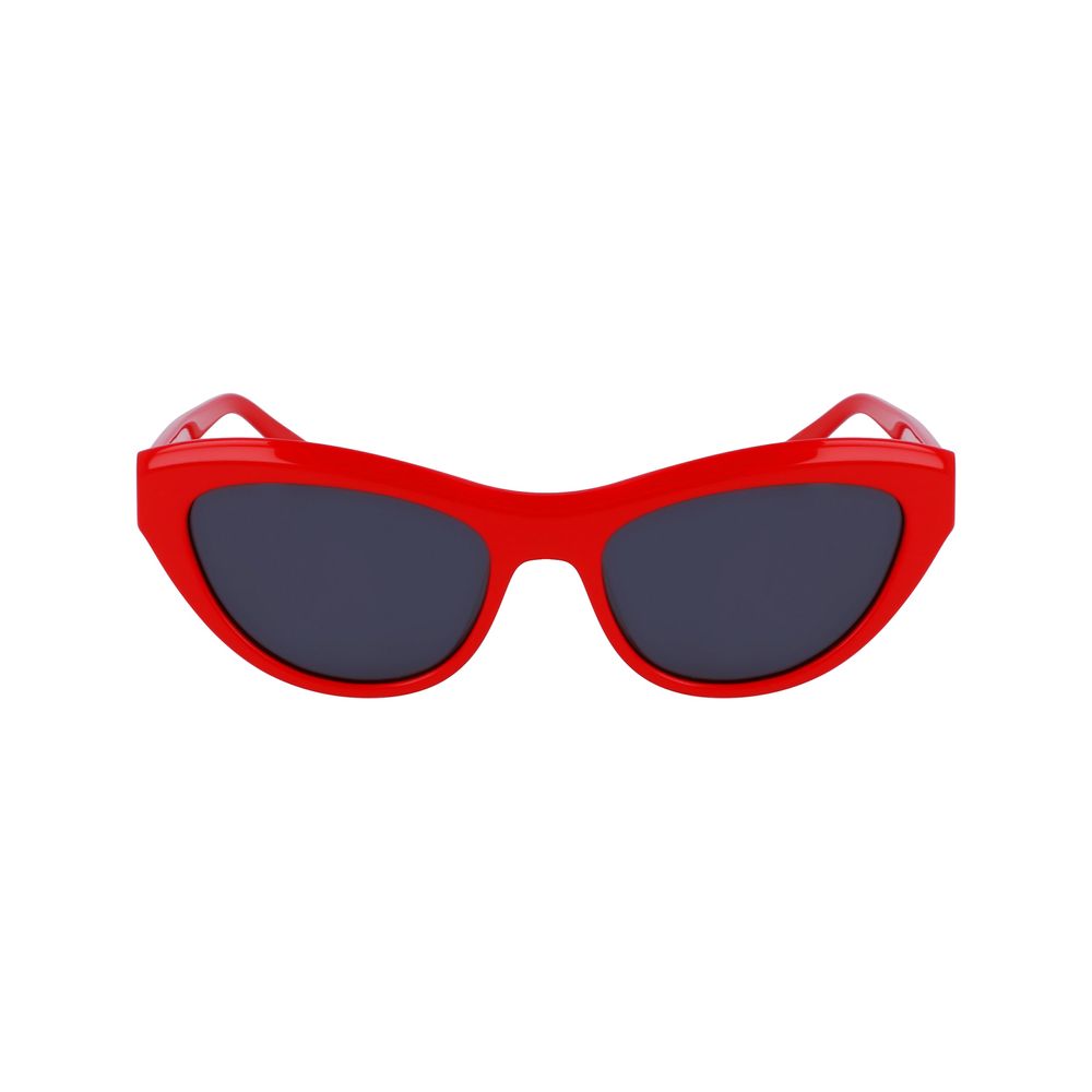 Ferragamo Red Acetate Sunglasses