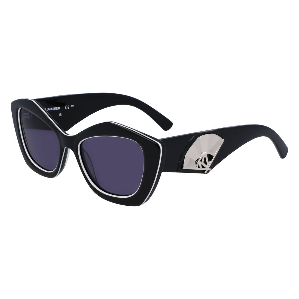 Karl Lagerfeld Black Acetate Sunglasses