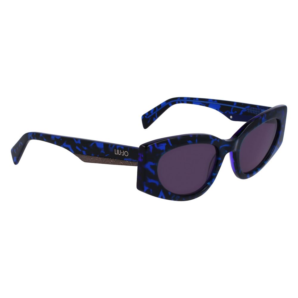 Lunettes de soleil Liu Jo en acétate bleu