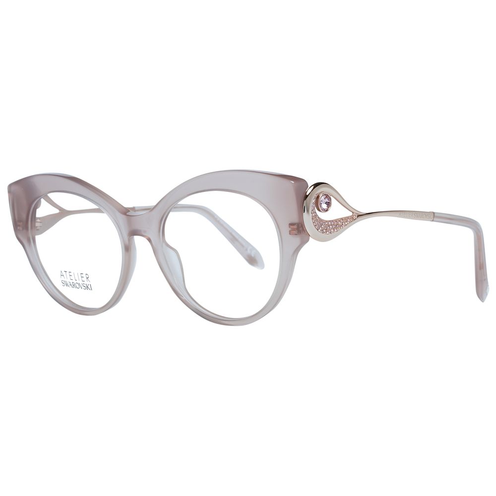 Atelier Swarovski Beige Plastic Glasses (Frames)