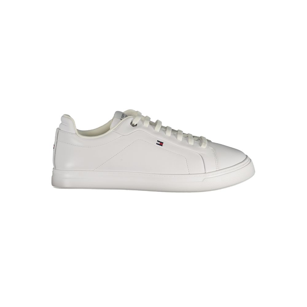 Tommy Hilfiger White Leather Men Sneaker
