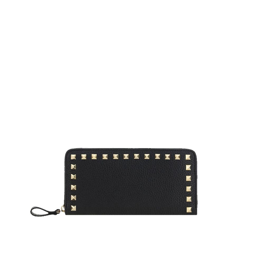 Valentino Garavani Black Calfskin Wallet