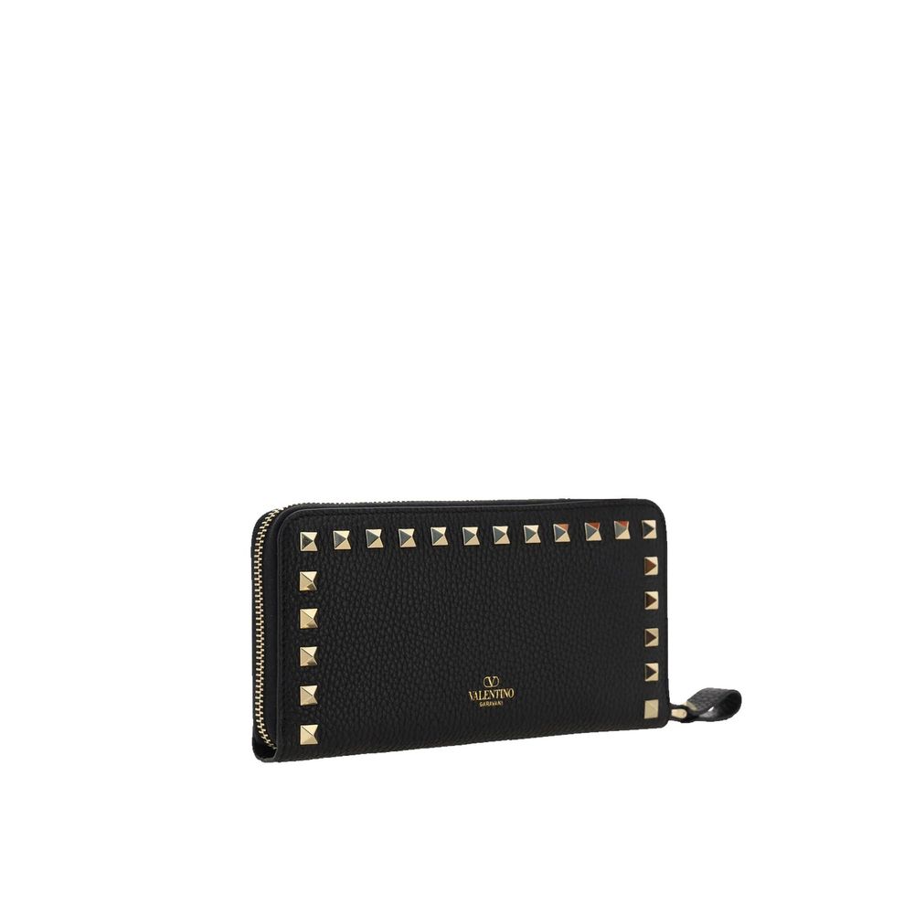 Valentino Garavani Black Calfskin Wallet