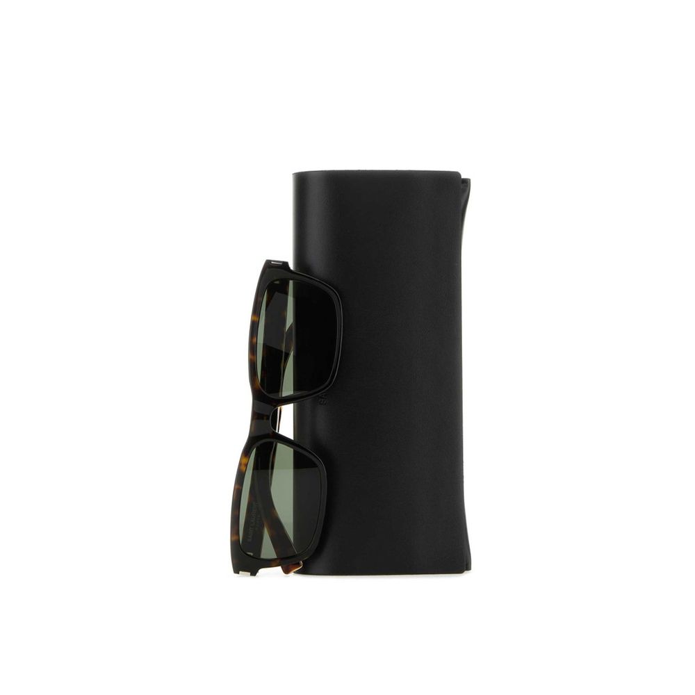 Saint Laurent Brown Acetate Sunglasses