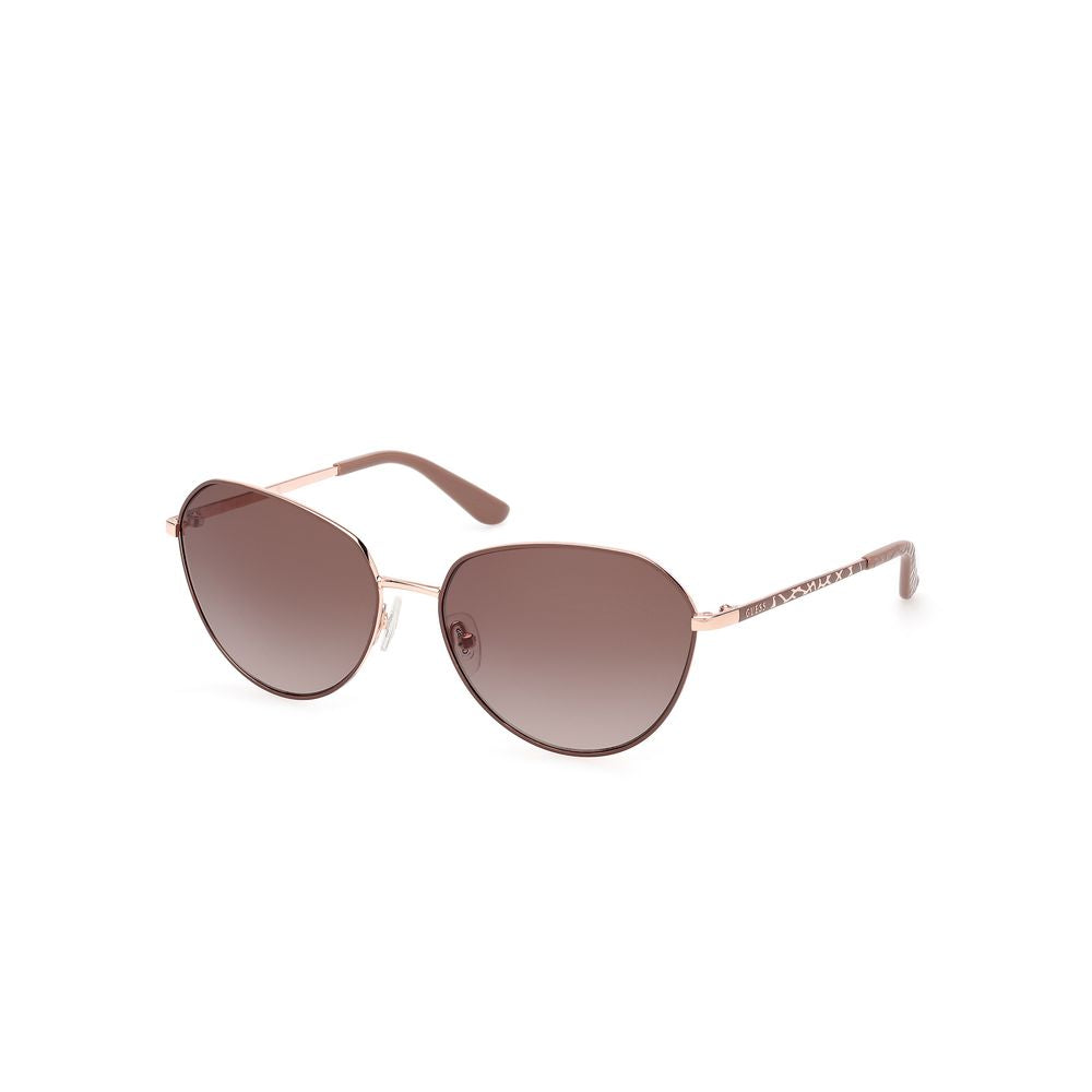 Guess Beige Metal Sunglasses