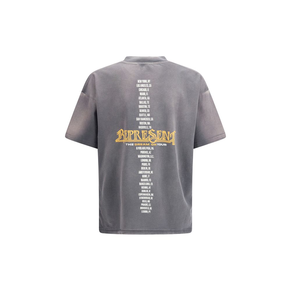 Graues Baumwoll-T-Shirt darstellen