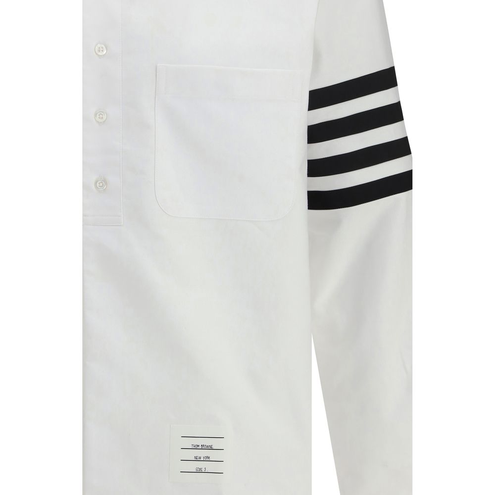 Thom Browne White Cotton Dress Shirt