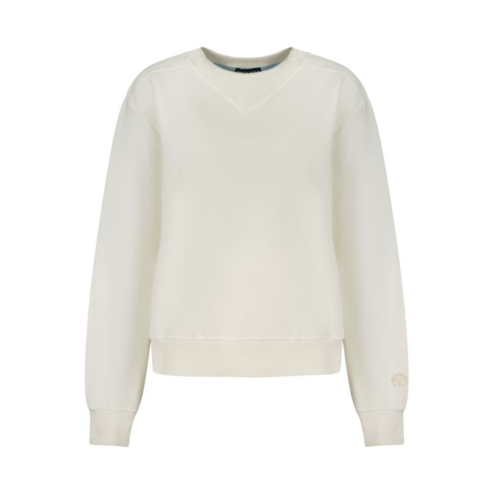 North Sails Bianco Cotton Womens Sweatshirt