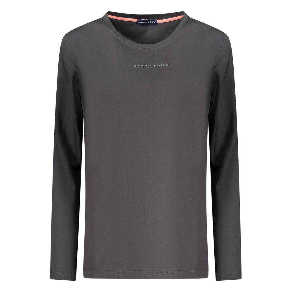 North Sails Black Cotton Women's T-Shirt