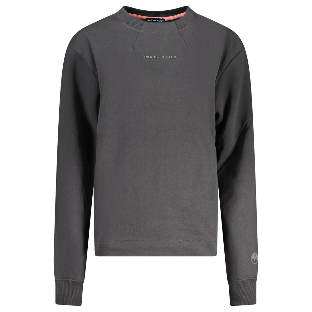 North Sails Black Cotton Women's Sweatshirt