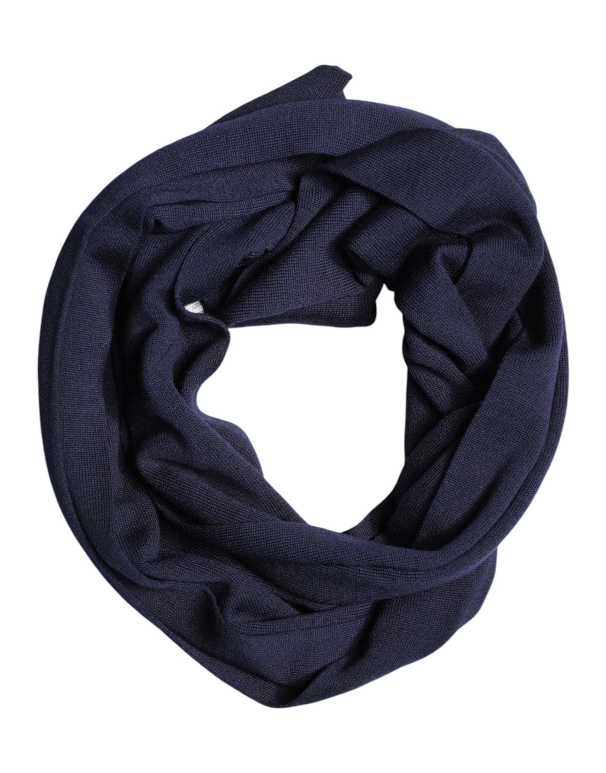 Dolce & Gabbana Blue Wool DG Loves London Neck Wrap Scarf