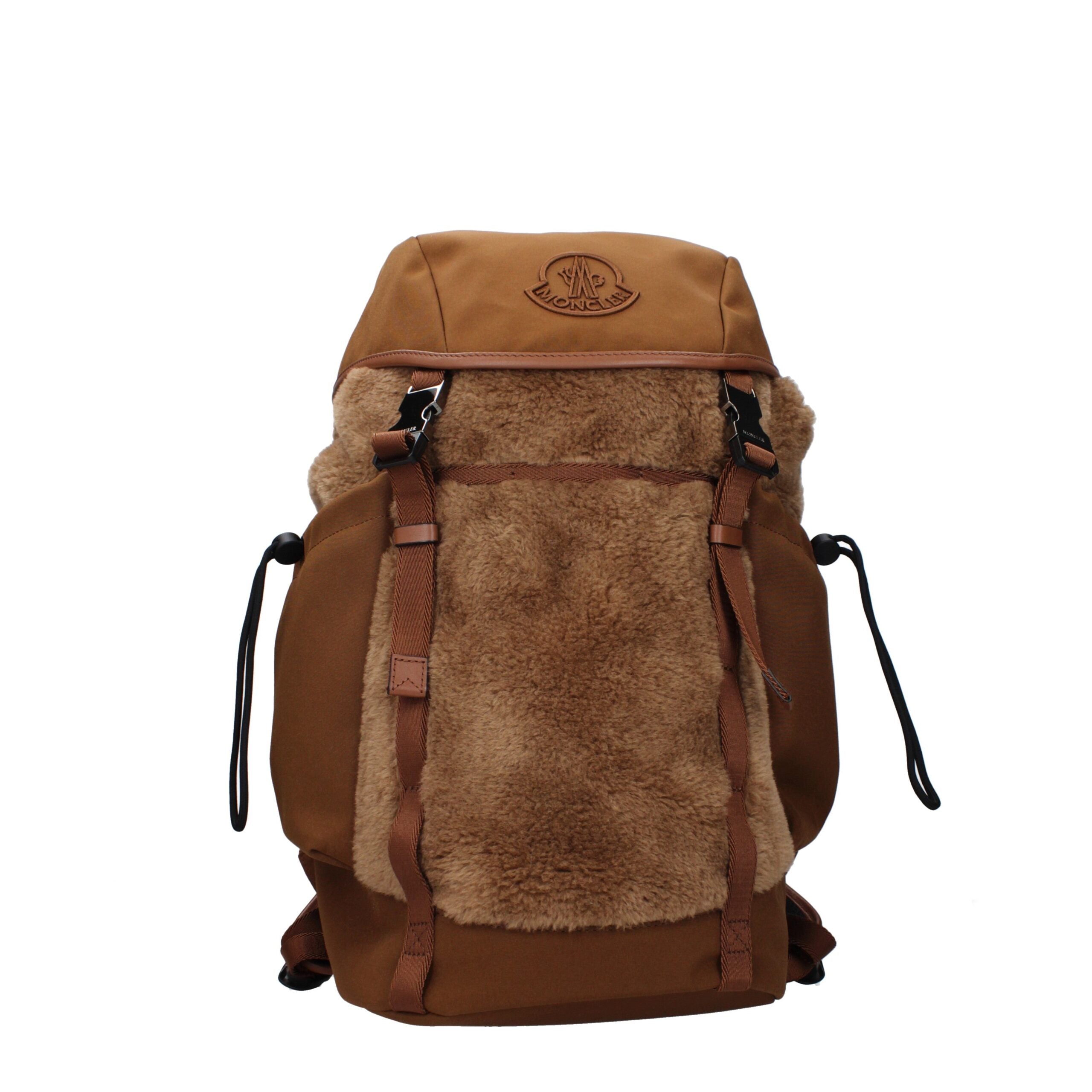 Moncler Brown Fabric Backpack