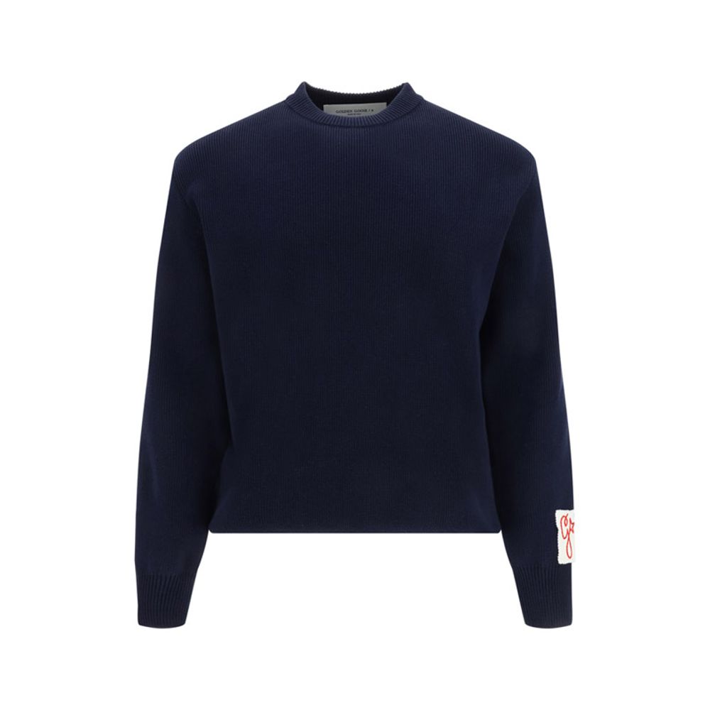 Golden Goose Blue Nylon Sweatshirt